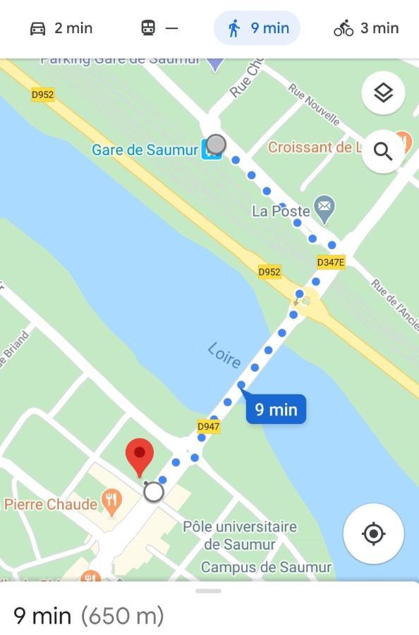 Appartement 1-6 pers situé entre les ponts Saumur Esterno foto