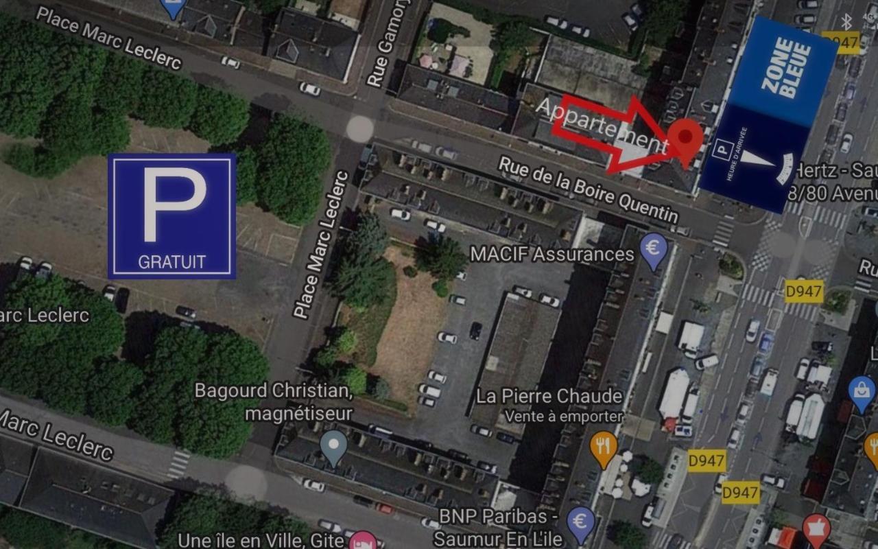 Appartement 1-6 pers situé entre les ponts Saumur Esterno foto